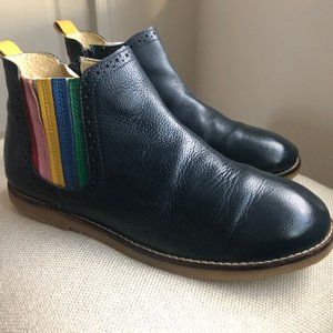 Bini Boden leather Chelsea Boots size 7 (EU 39) navy